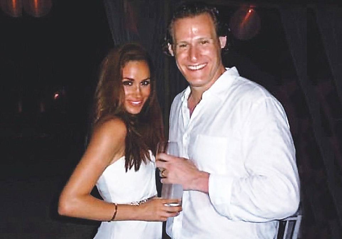 Meghan Markle junto a su exmarido Trevor