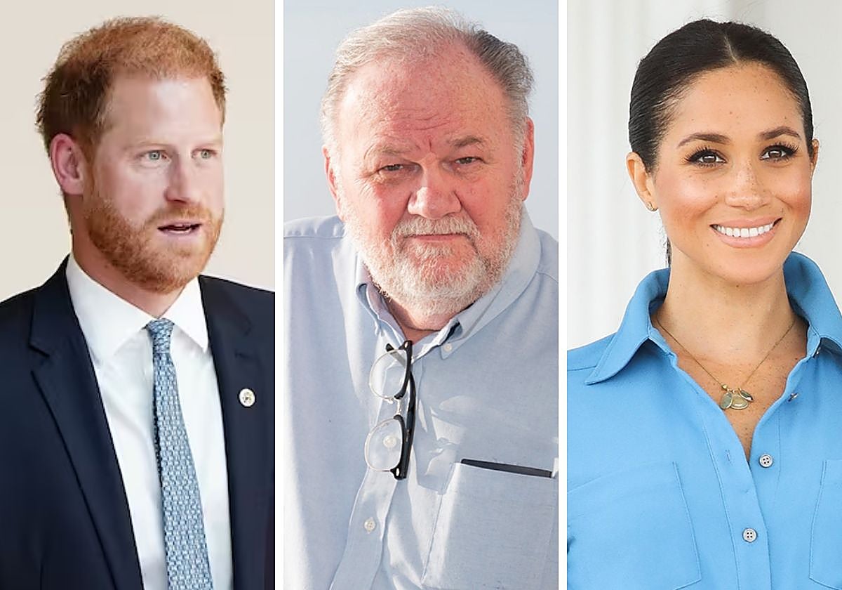 El Príncipe Harry, Thomas Markle y Meghan Markle