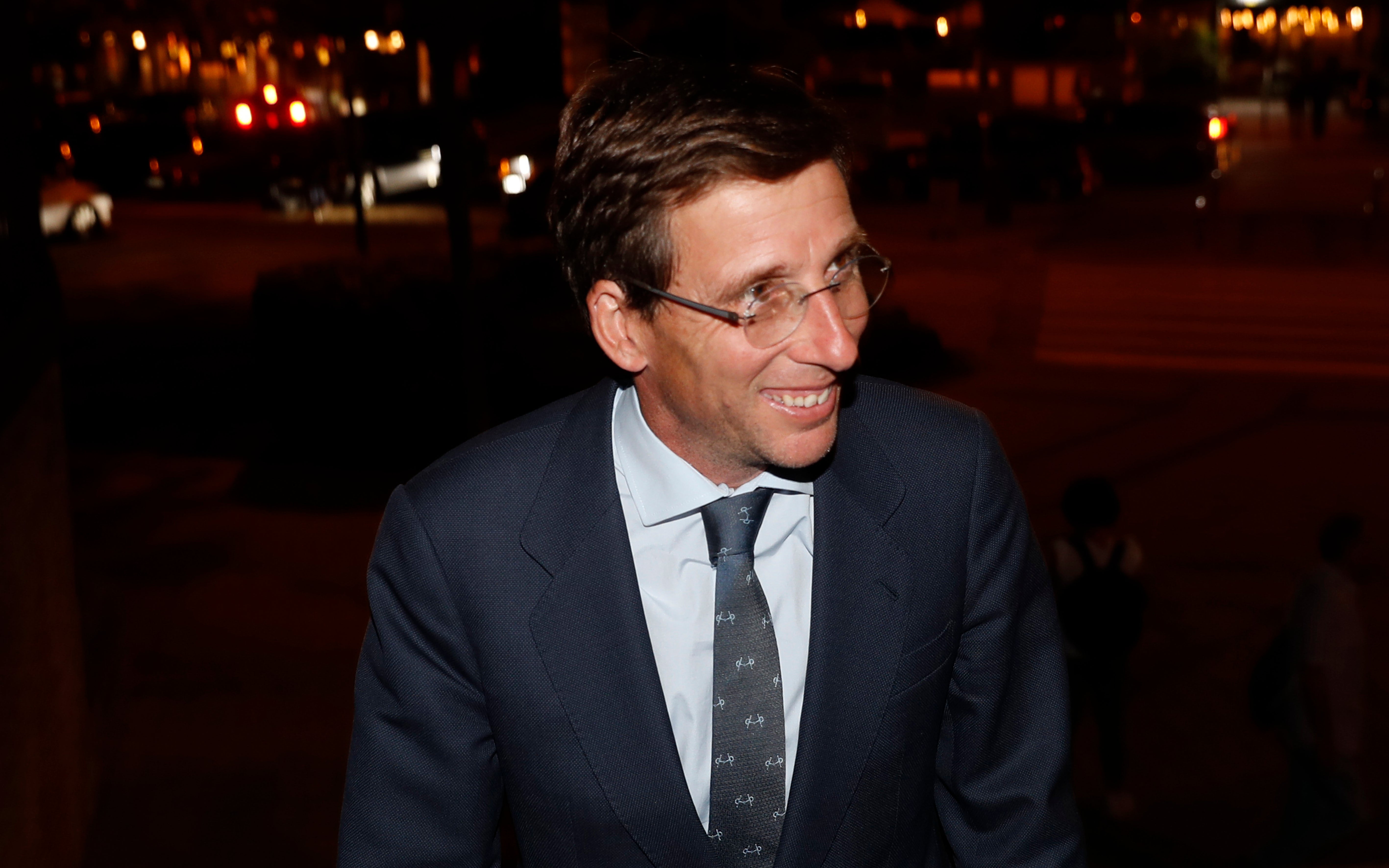 José Luis Martínez-Almeida en el funeral de María Teresa Campos en Madrid