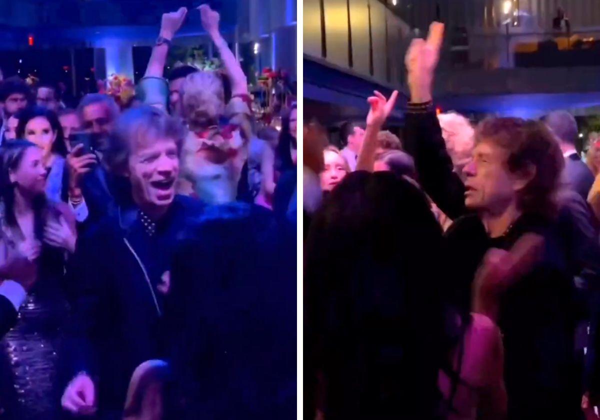 Mick Jagger bailando al ritmo de Farruko