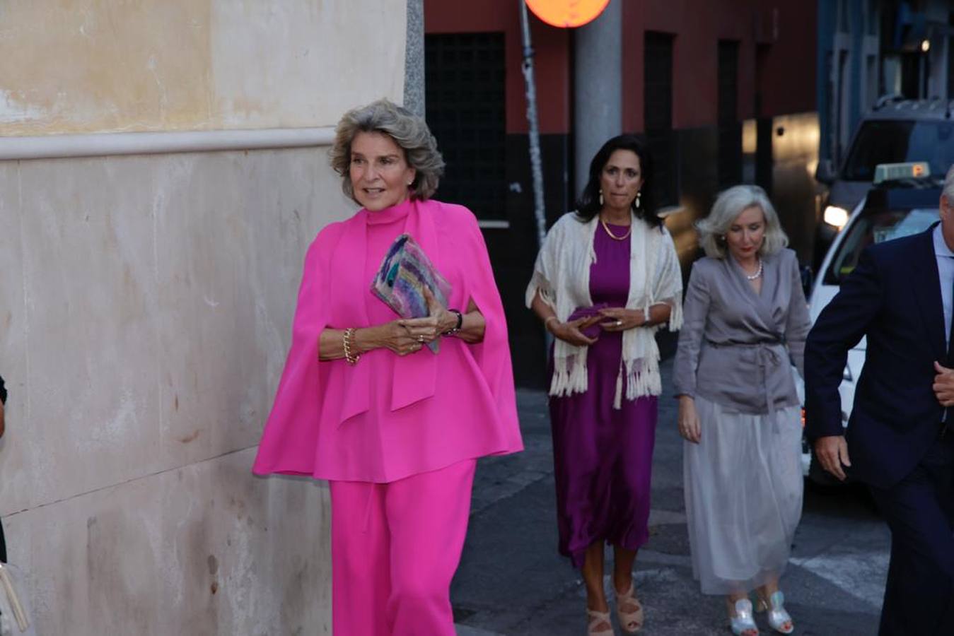 Rocío de la Cámara, a su llegada al templo