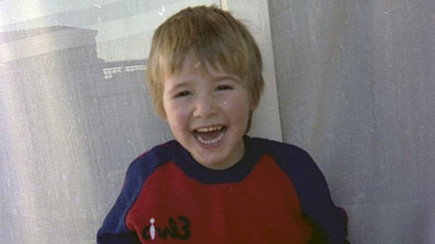 Carlos Latre en una imagen de pequeño