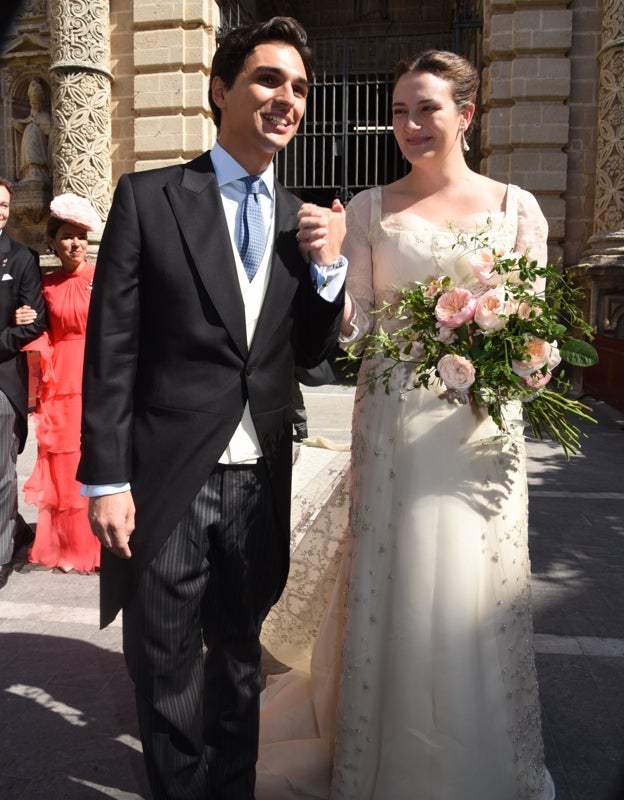 La duquesa de Medinaceli y su esposo Maxime Corneille