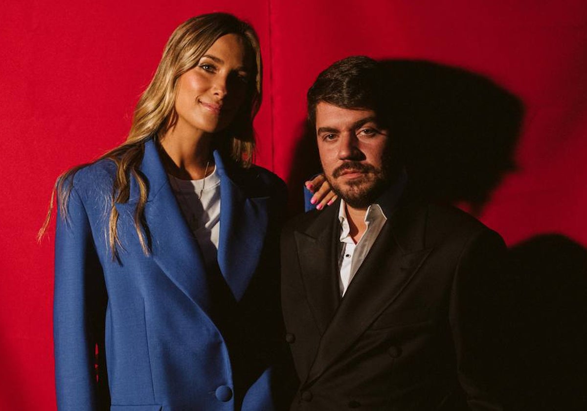 María Pombo junto al diseñador Jorge Redondo