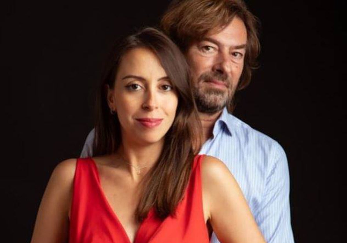 Santiago Pedraz junto a Elena Hormigos