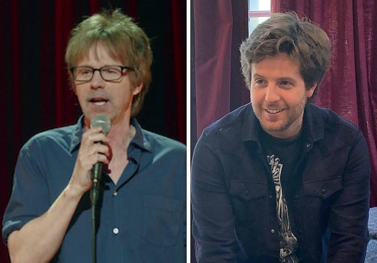 Dana Carvey, en un show de Netflix, y su hijo Dex