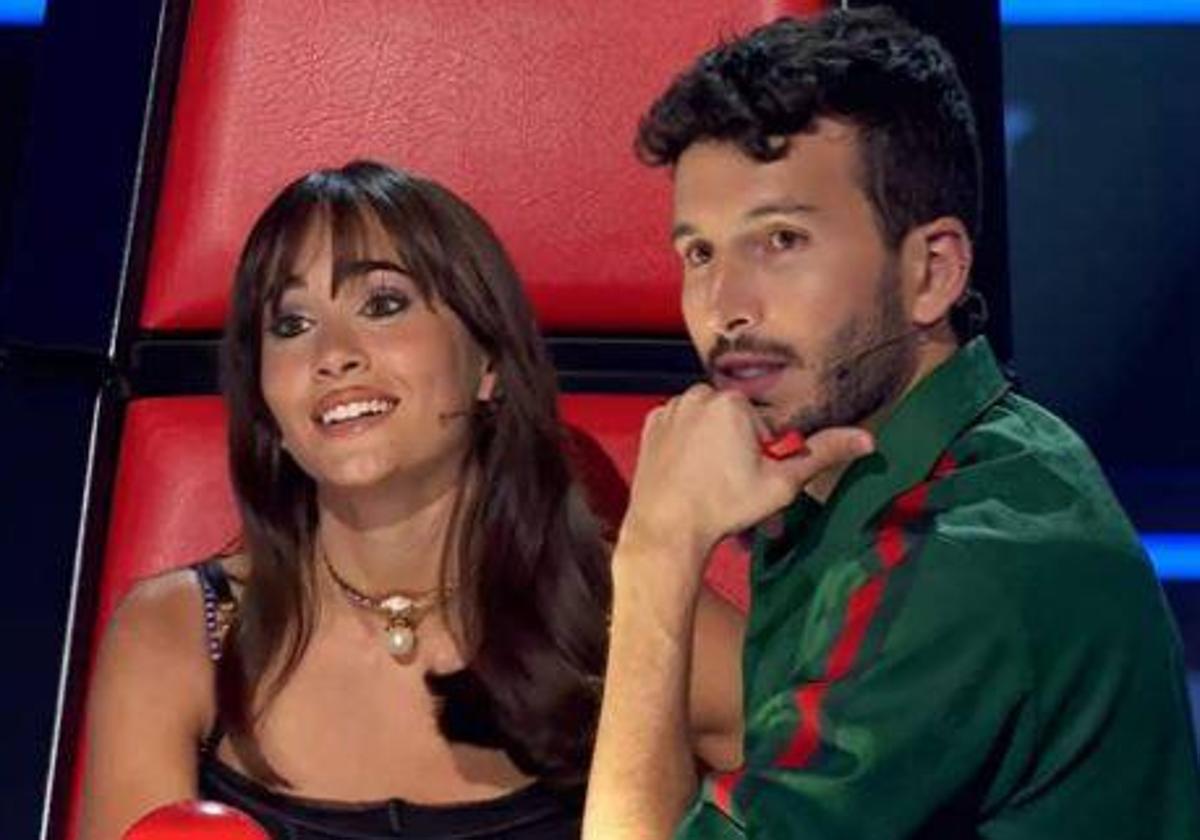 Aitana y Sebastián Yatra en 'La Voz', donde se conocieron