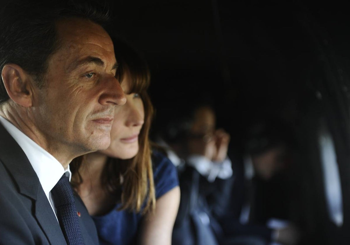 Nicolas Sarkozy y Carla Bruni