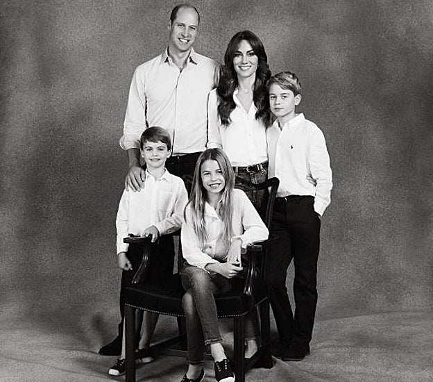 Las felicitaciones navideñas de la Familia Real británica