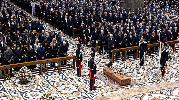 El funeral de Silvio Berlusconi