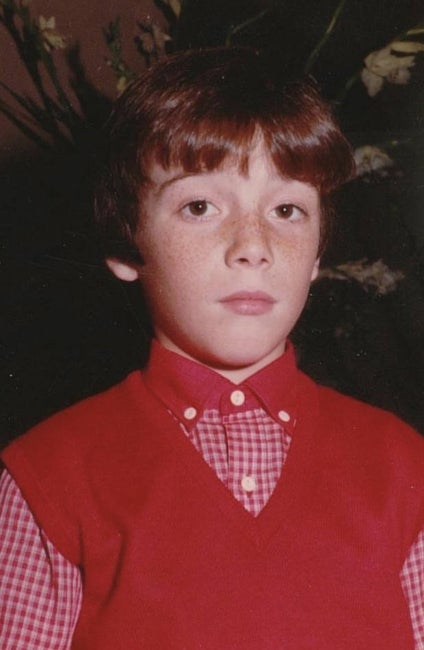 Víctor Clavijo de pequeño