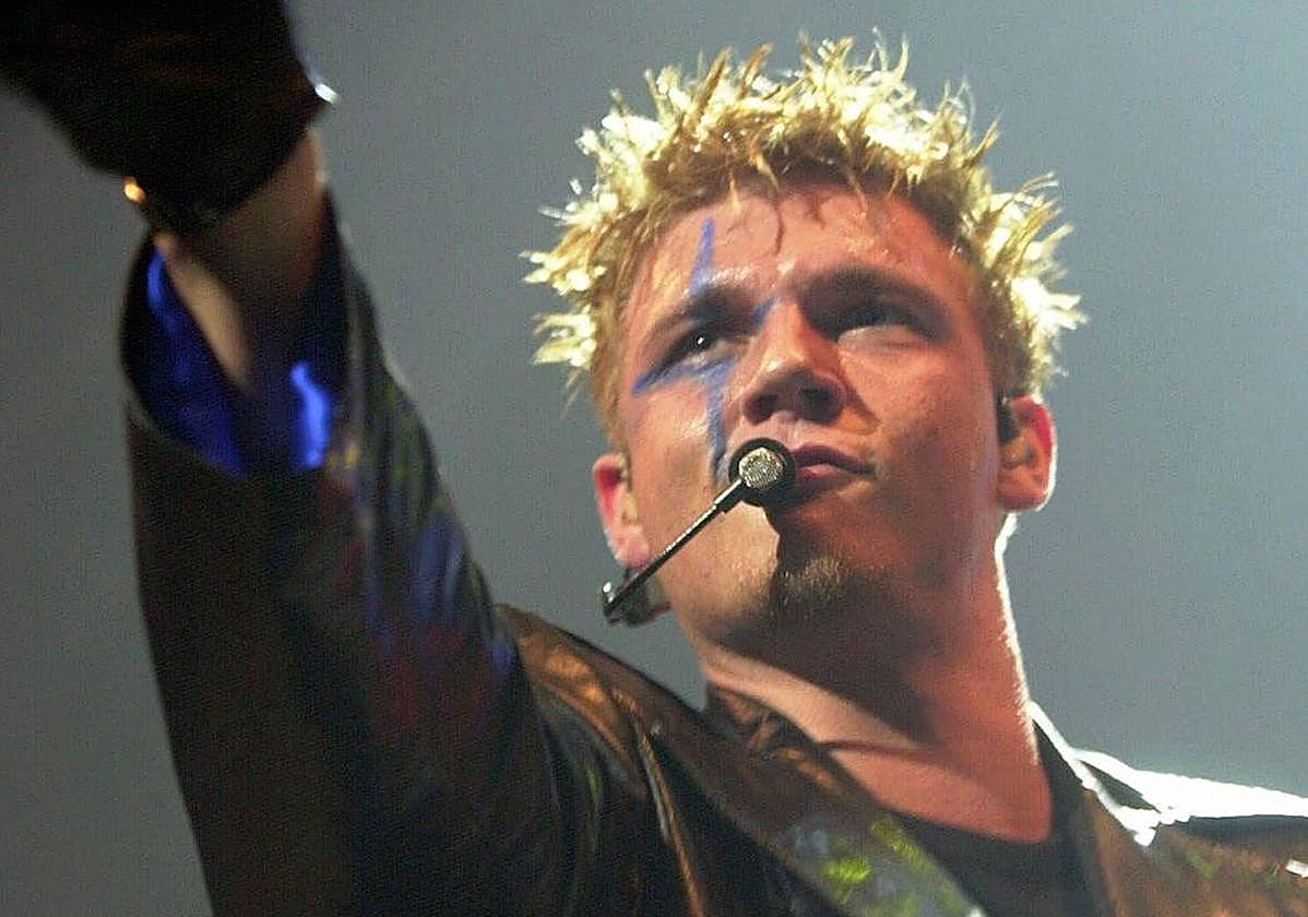 Nick Carter, durante un concierto