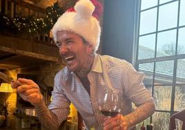 El 'TOC' de David Beckham queda al descubierto en la cena de Navidad de la familia
