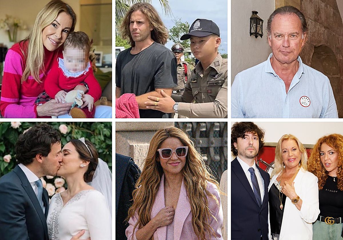 Algunos de los protagonistas de la crónica social en 2023