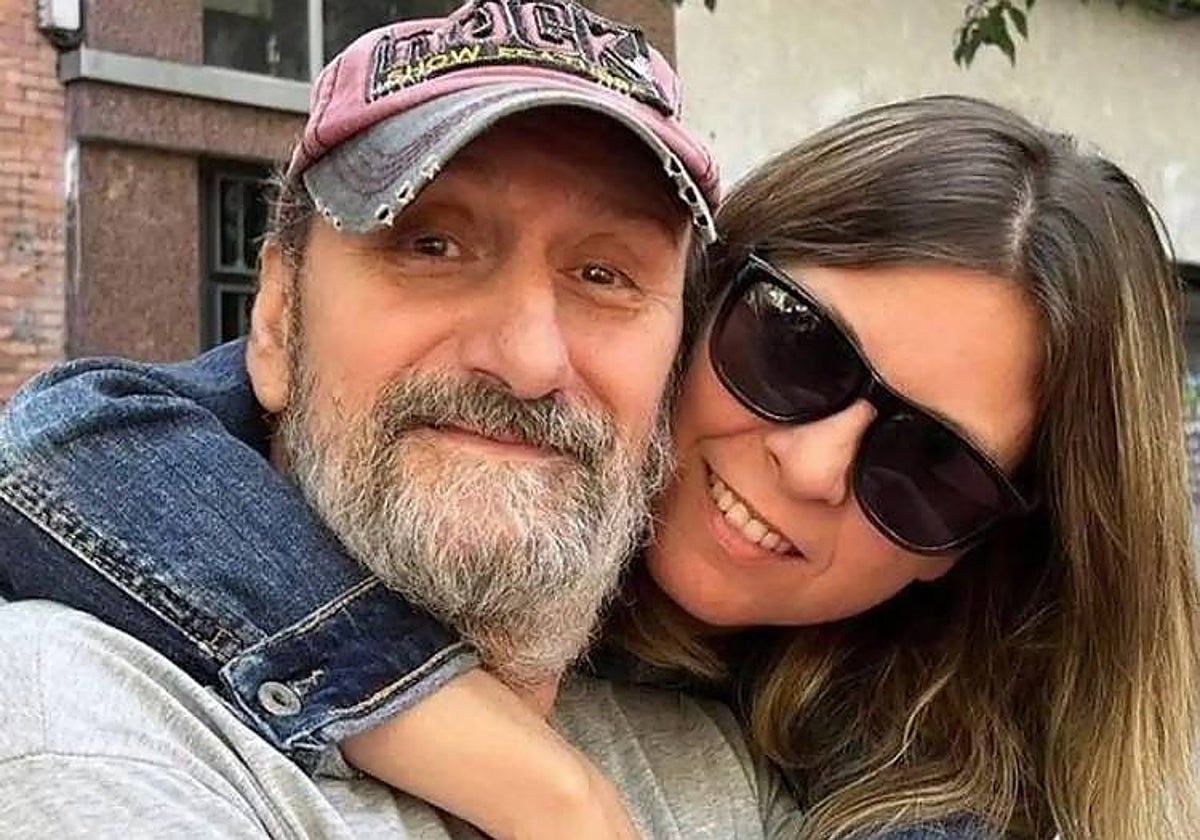 José Luis Gil y su hija irene