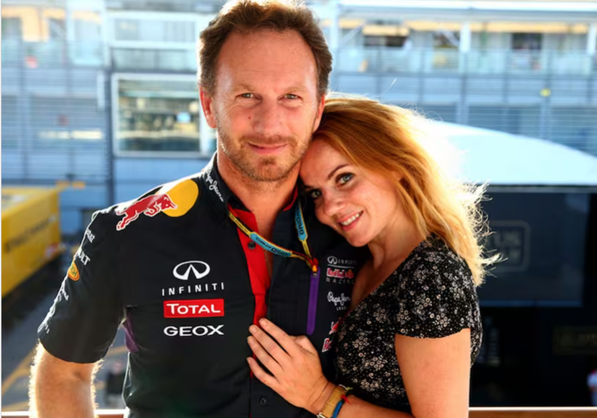 Christian Horner y Geri Halliwell