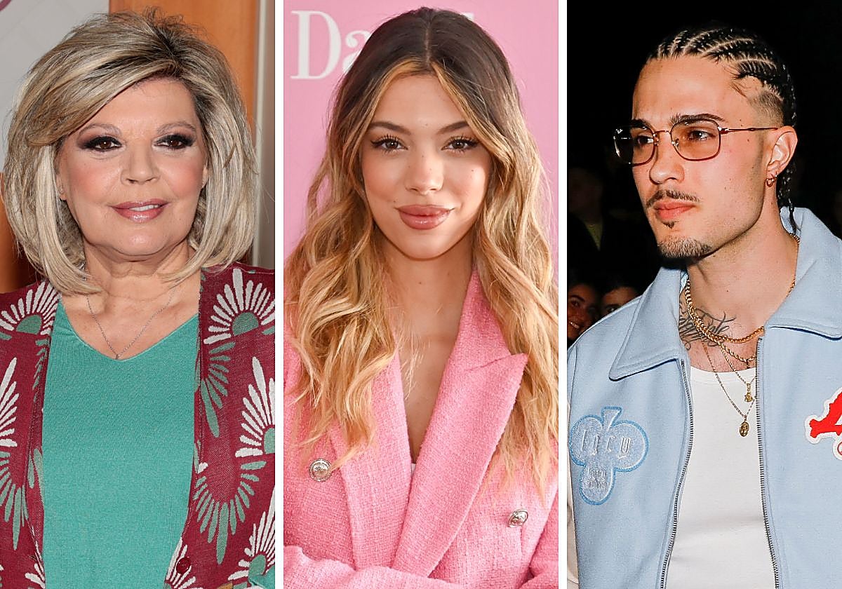 De izquierda a derecha; Terelu Campos, Alejandra Rubio y Carlo Costanzia