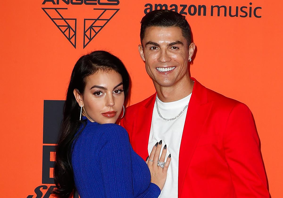 Cristiano Ronaldo y su pareja, la modelo Georgina Rodríguez