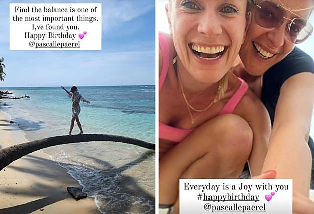 Sandra Barneda oficializa su relación con su novia Pascalle Paerel con una romántica felicitación