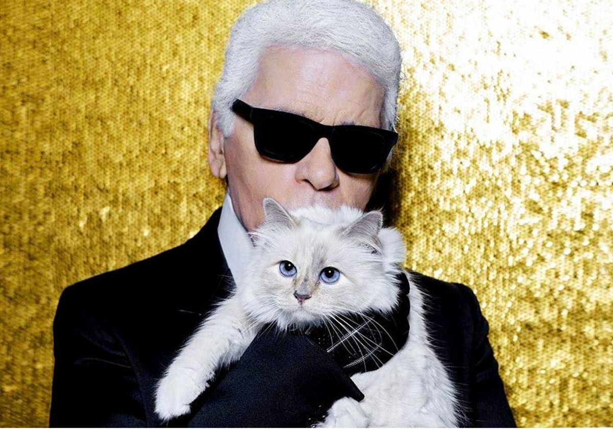 Parte de la fortuna de Karl Lagerfeld la disfruta su gata Choupette