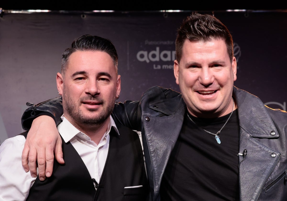 Andy y Lucas en un reciente acto promocional celebrado en Madrid.