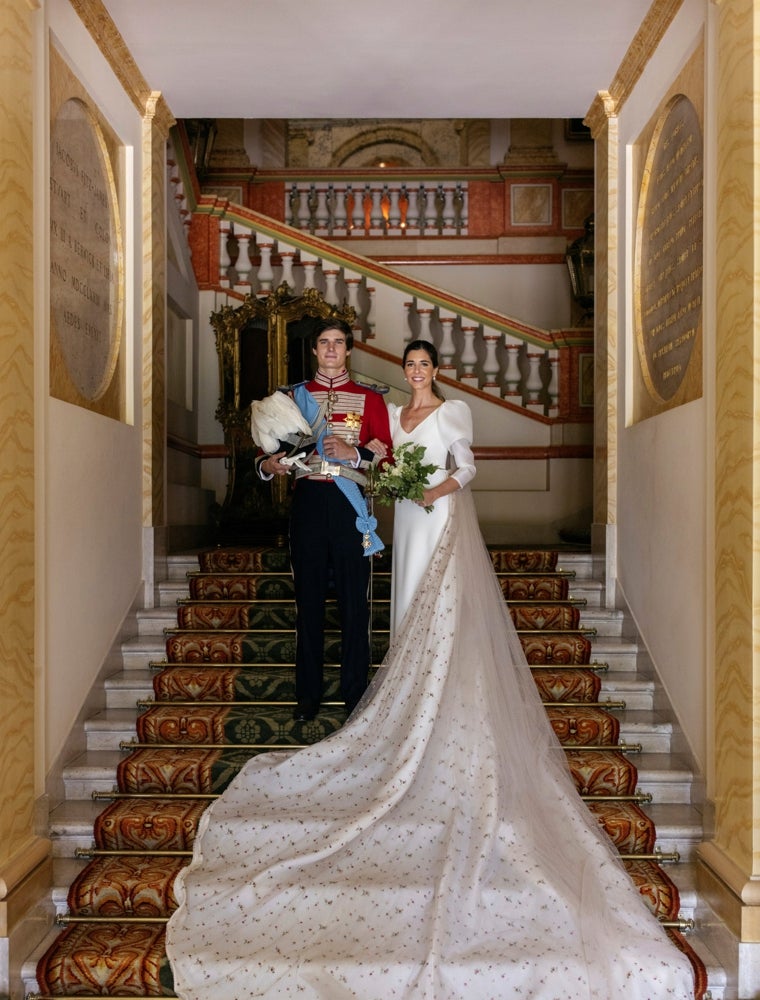 Los duques de Osorno celebraron la recepción de su matrimonio en el Palacio de Liria