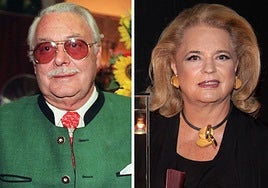 El Príncipe Alfonso de Hohenlohe y su primera mujer Ira de Fürstenberg: dos millonarias fortunas judicializadas