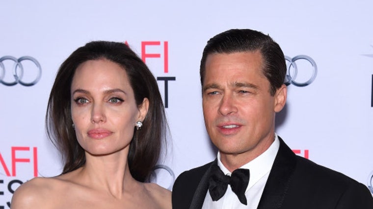 Brad Pitt y Angelina Jolie en 2015