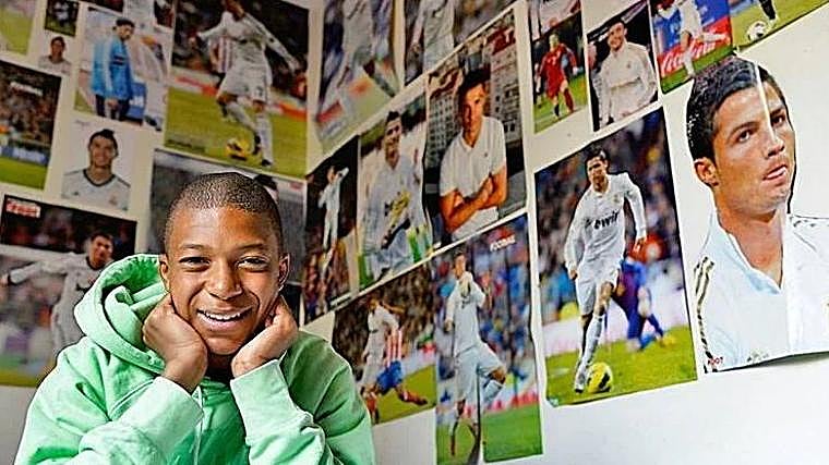Cristiano Ronaldo era el gran ídolo de Kylian Mbappé
