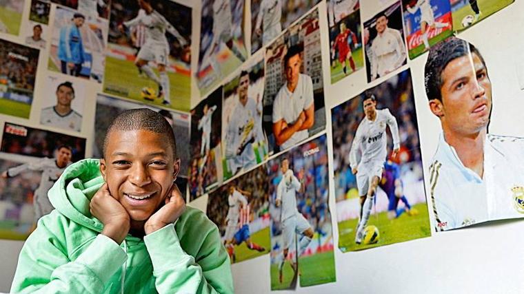 Cristiano Ronaldo era el gran ídolo de Kylian Mbappé