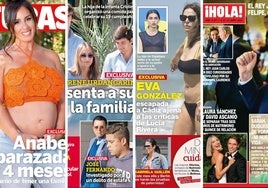 La enemistad entre Lucía Rivera y Eva González y el embarazo de Anabel Pantoja: las revistas de la semana