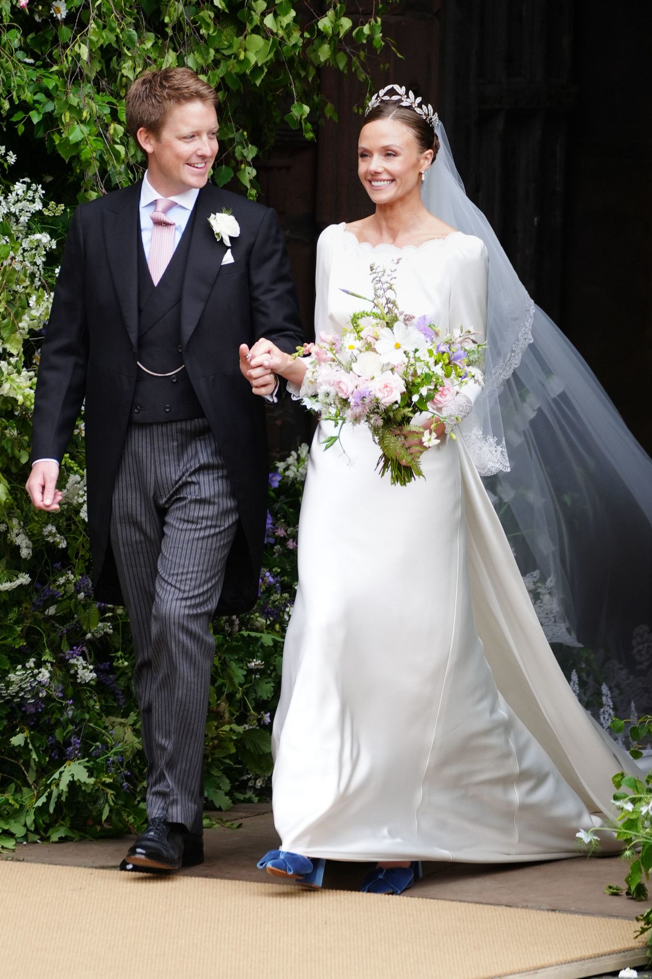 La boda del duque de Westminster y Olivia Henson en Chester, en imágenes