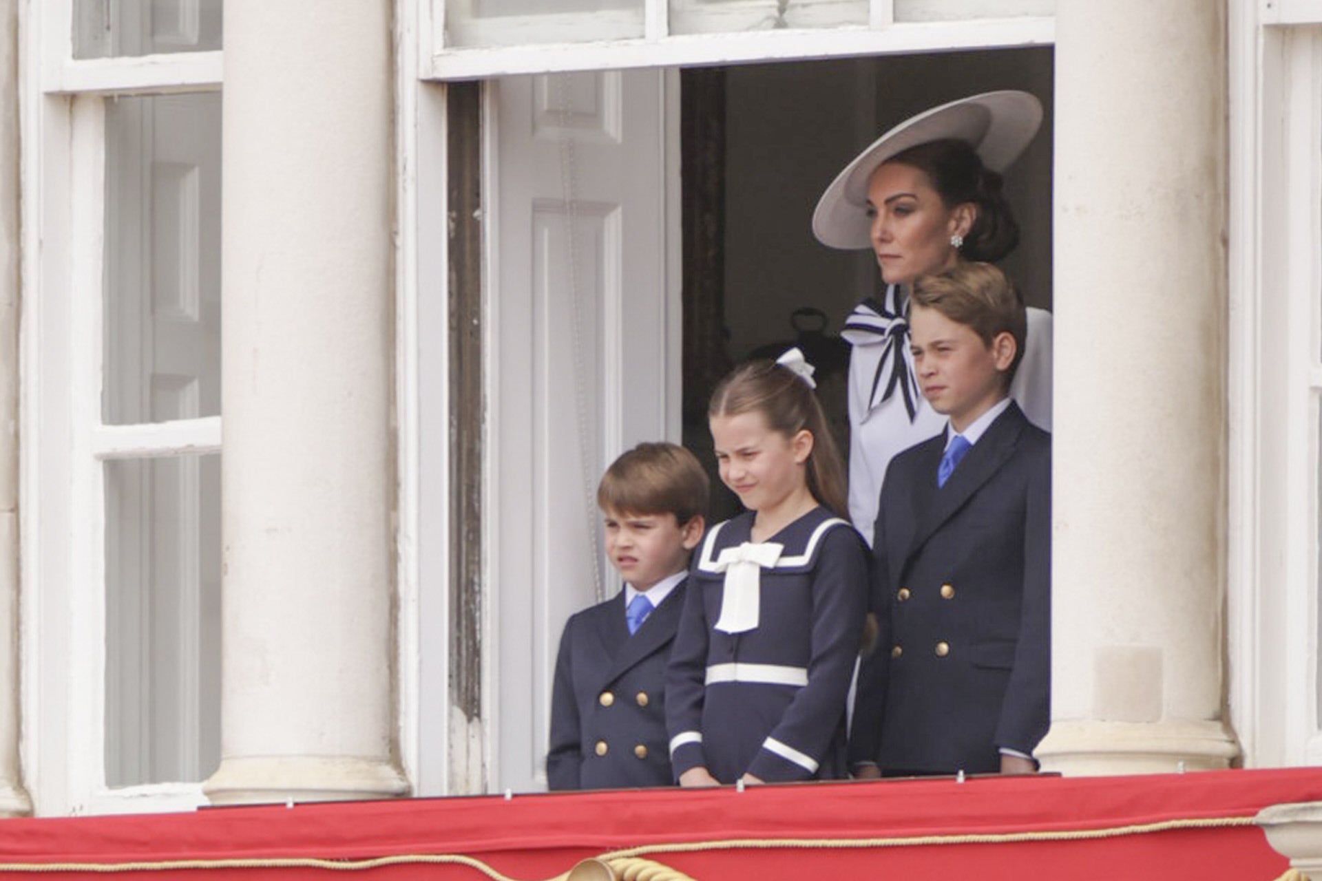 Las imágenes del Trooping the Colour en honor al Rey Carlos III con Kate Middleton como protagonista