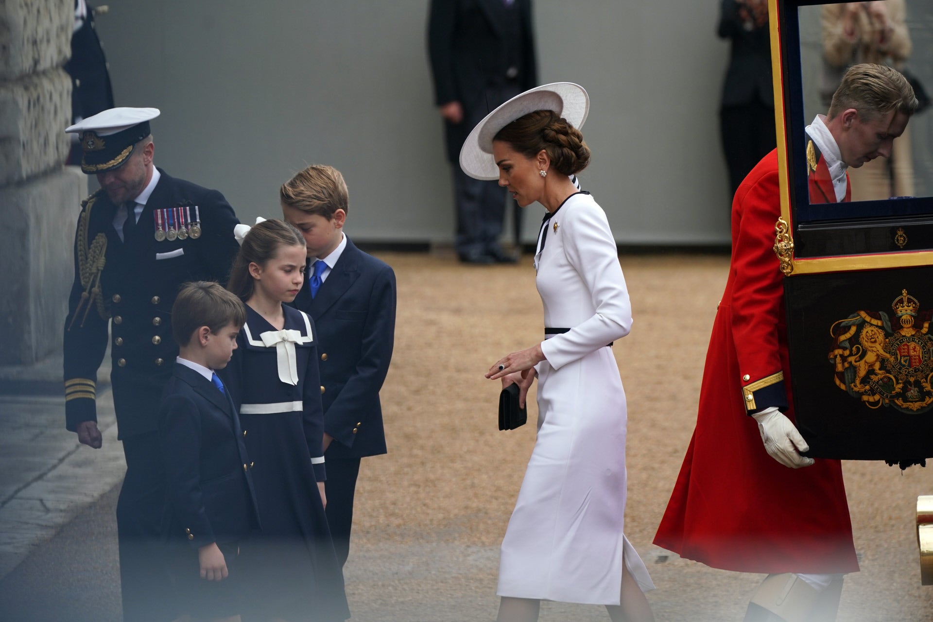 Las imágenes del Trooping the Colour en honor al Rey Carlos III con Kate Middleton como protagonista