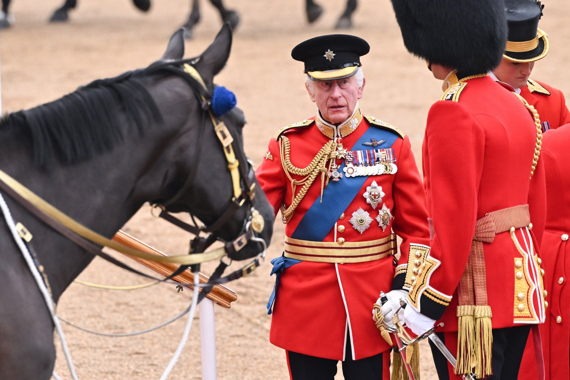 Las imágenes del Trooping the Colour en honor al Rey Carlos III con Kate Middleton como protagonista