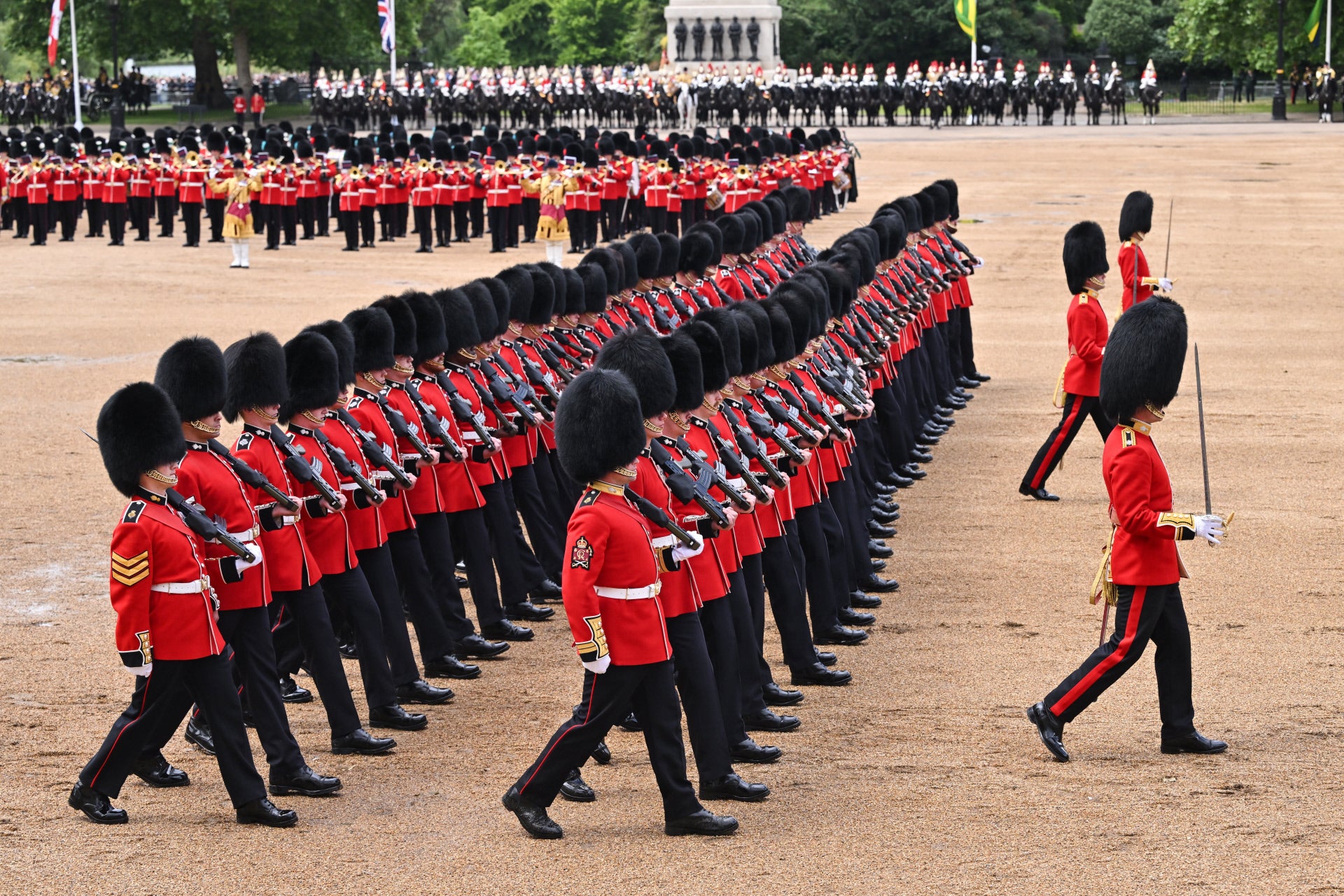 Las imágenes del Trooping the Colour en honor al Rey Carlos III con Kate Middleton como protagonista