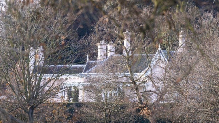 Adelaide Cottage, durante el final del invierno.