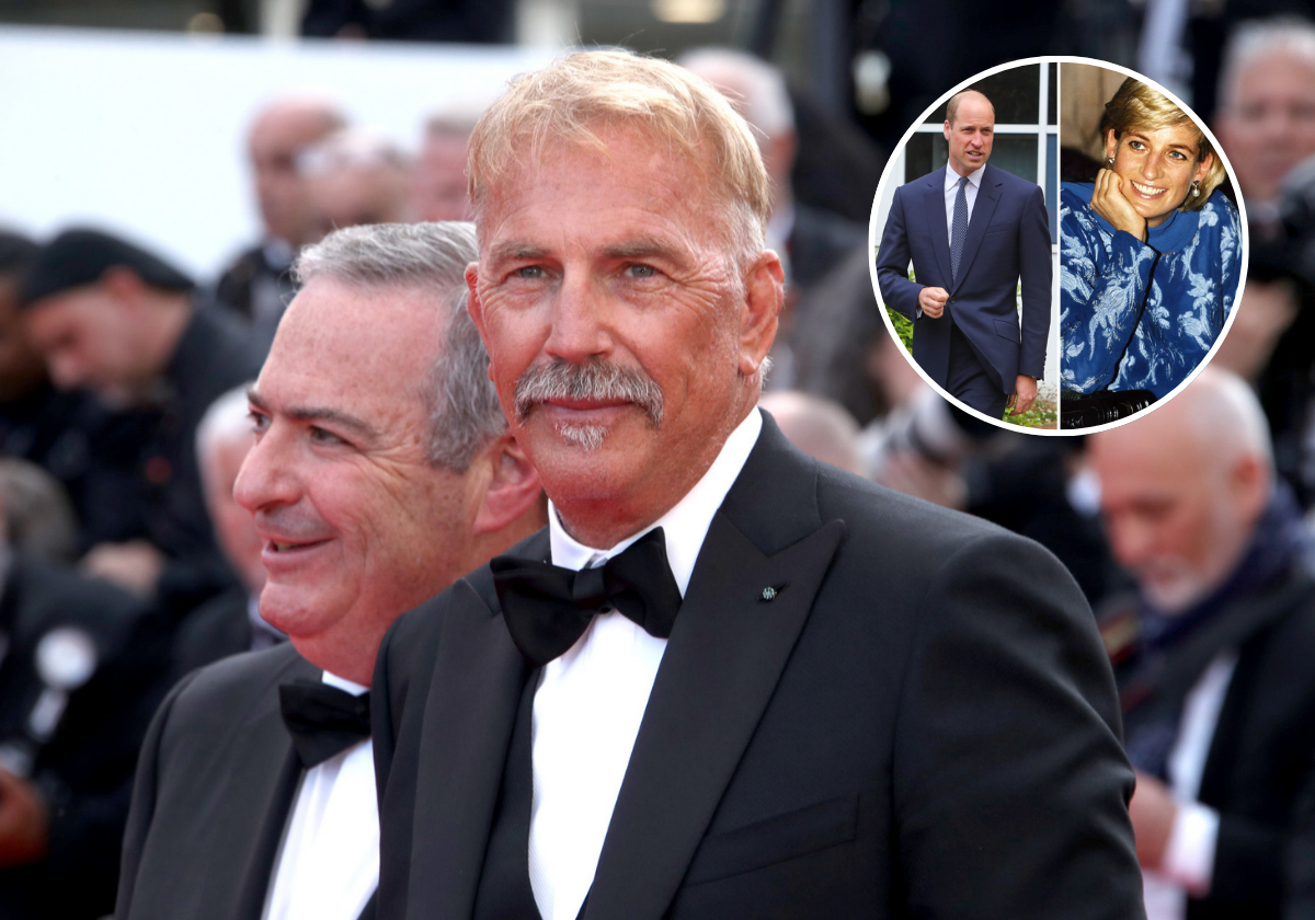 Kevin Costner recuerda con cariño a la Princesa Diana y una reunión privada con el Príncipe Guillermo