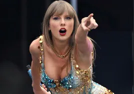 Taylor Swift, durante un reciente concierto de su 'The Eras Tour'.