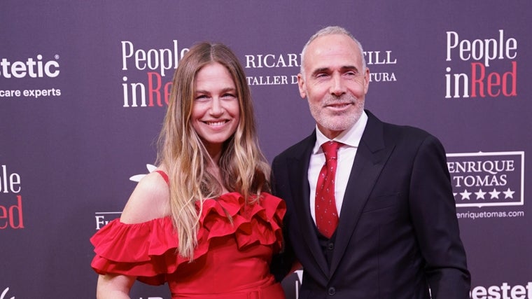 Martina y Álex en la gala 'People in Red' de 2024