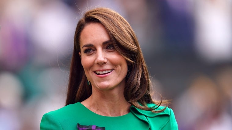 Kate Middleton durante el Campeonato de Wimbledon 2023