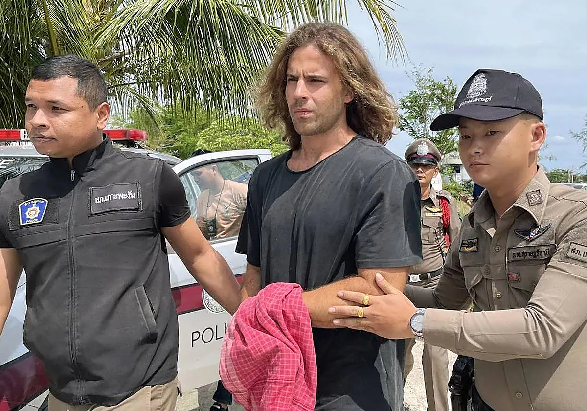 Daniel Sancho detenido en Tailandia