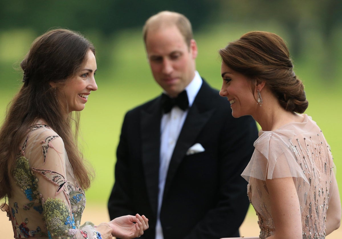 Rose Hanbury, el Príncipe William y Kate Middleton