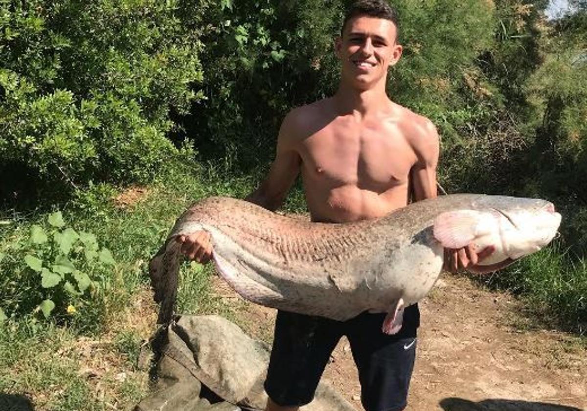 Phil Foden y su afición por la pesca