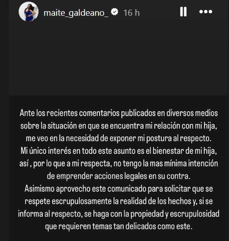 Maite Galdeano saca bandera blanca con un sorprendente comunicado dirigido a Sofía Suescun y Kiko Jiménez