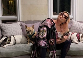 Lady Gaga adopta un cachorro y olvida el secuestro de sus perros