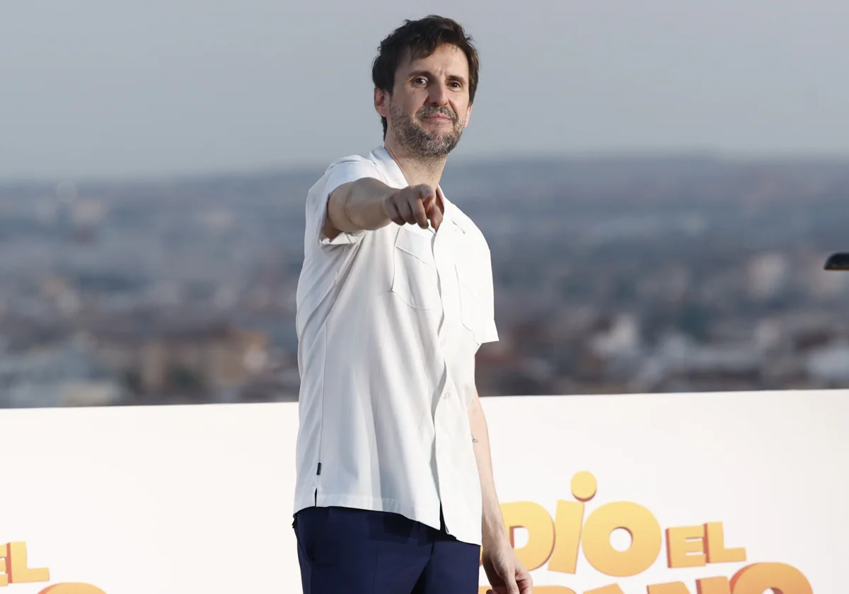 El actor español Julián López, durante la promoción de su nueva película, 'Odio el Verano'.