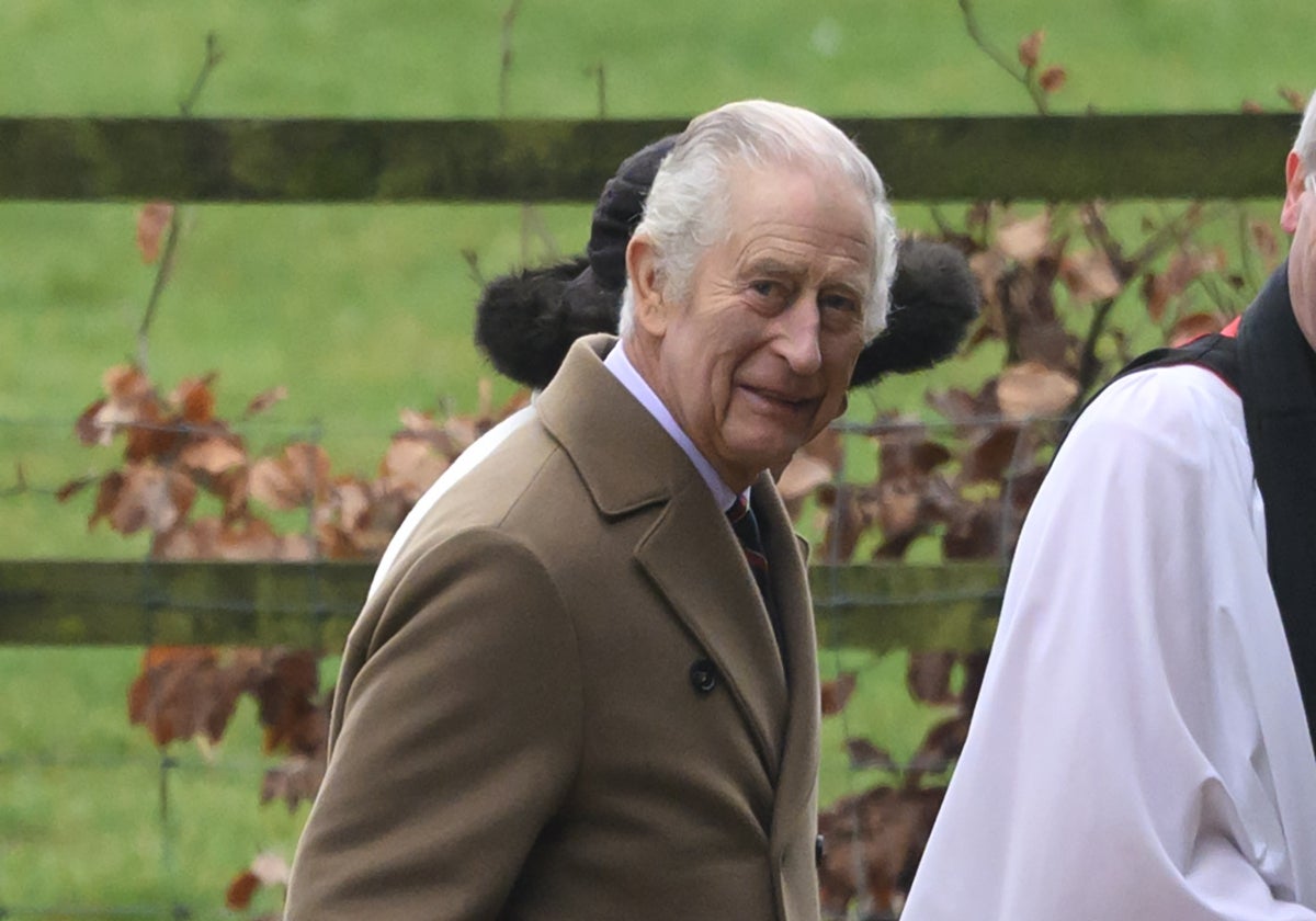 Rey Carlos III en Sandringham