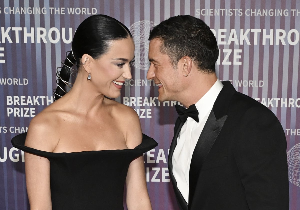 Katy Perry y Orlando Bloom, en una reciente entrega de premios en Los Ángeles.