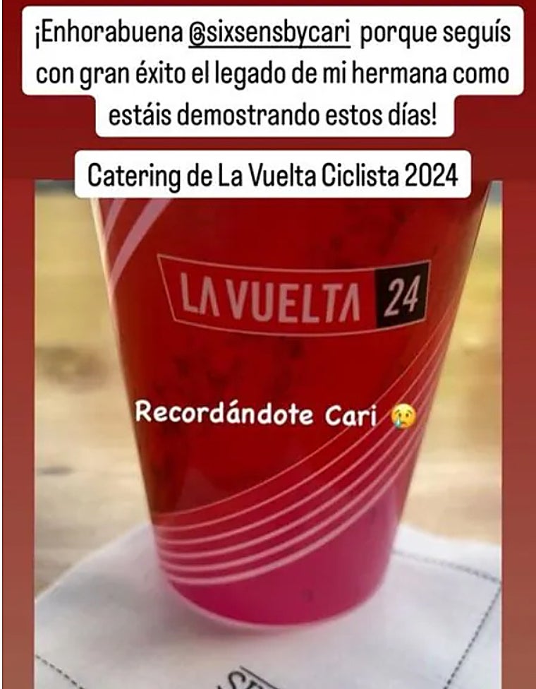 El recuerdo de Carla Goyanes a su hermana Caritina: el legado continúa